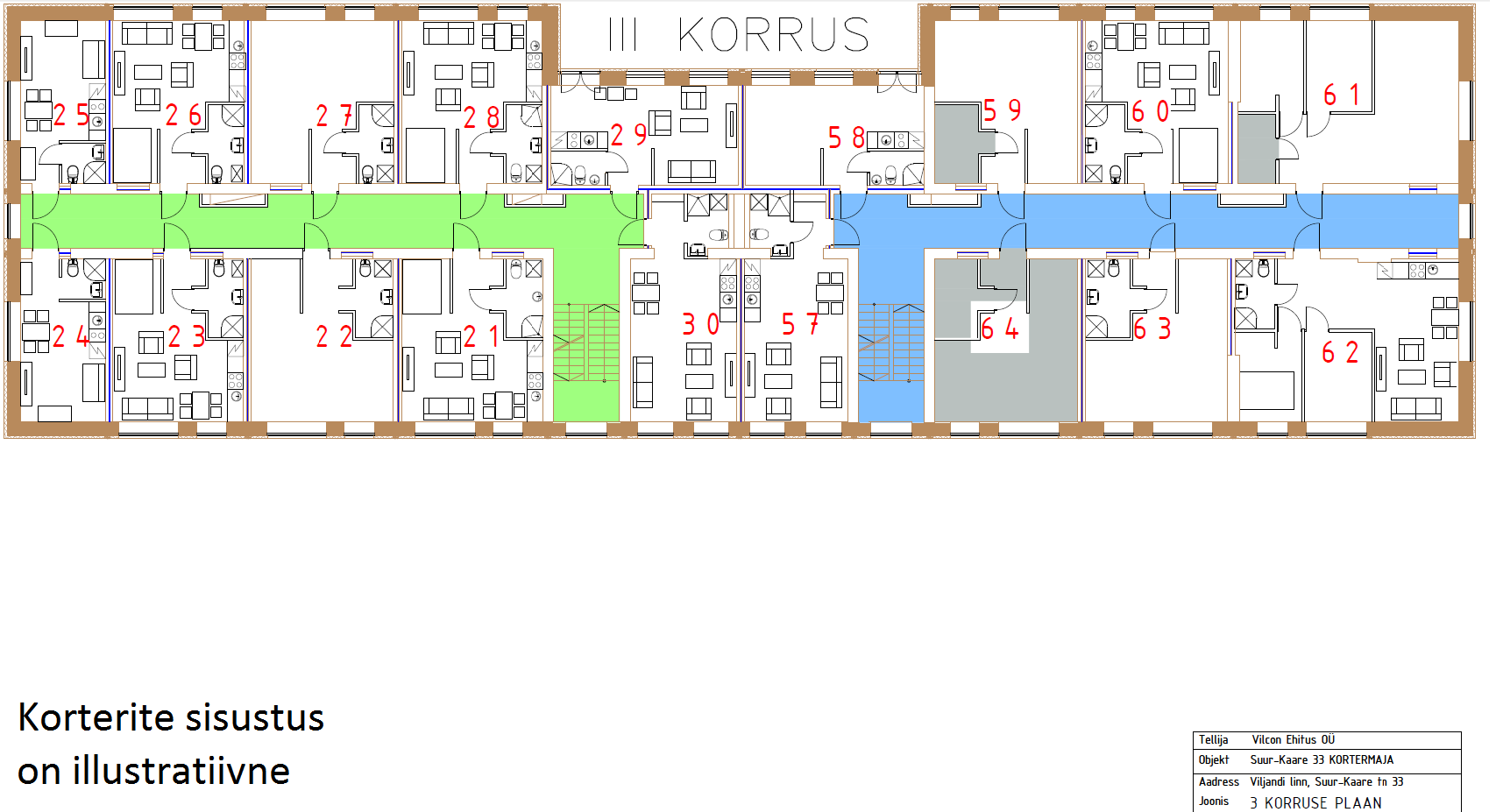 Korter nr. 29 (SK33) - korruse plaan